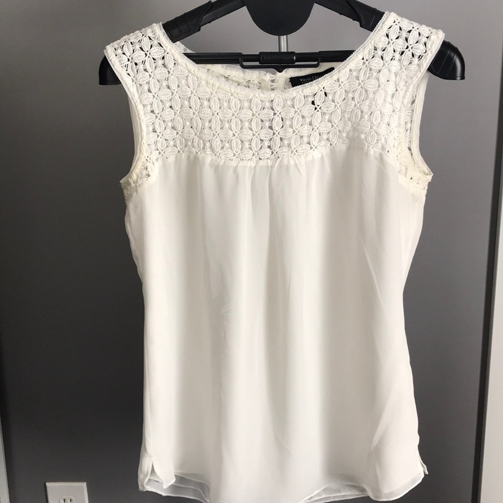 White House black market blouse - size small